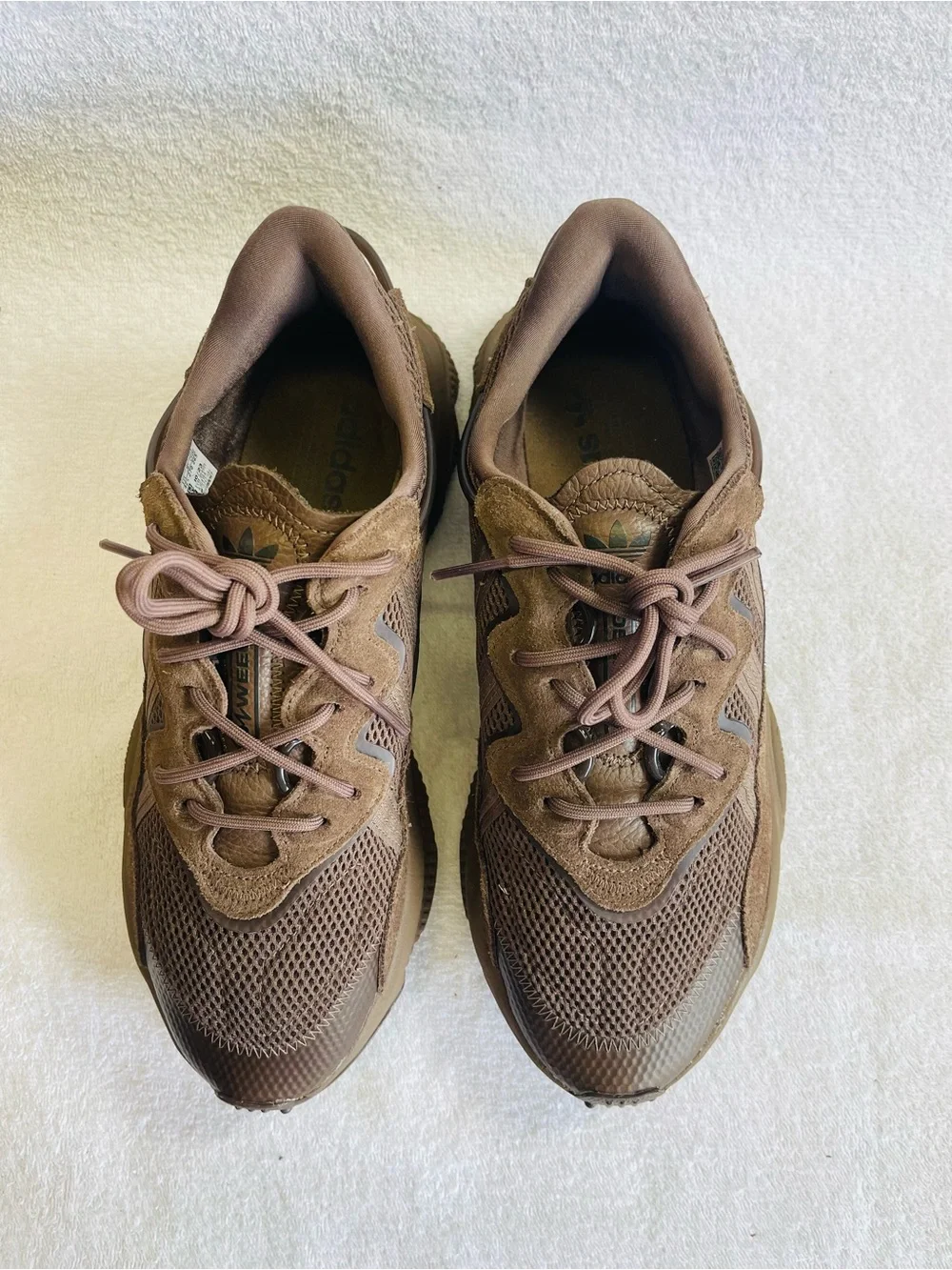 ADIDAS Ozweego Sneakers Size US W 10 / M 9 Brown Athletic Shoes